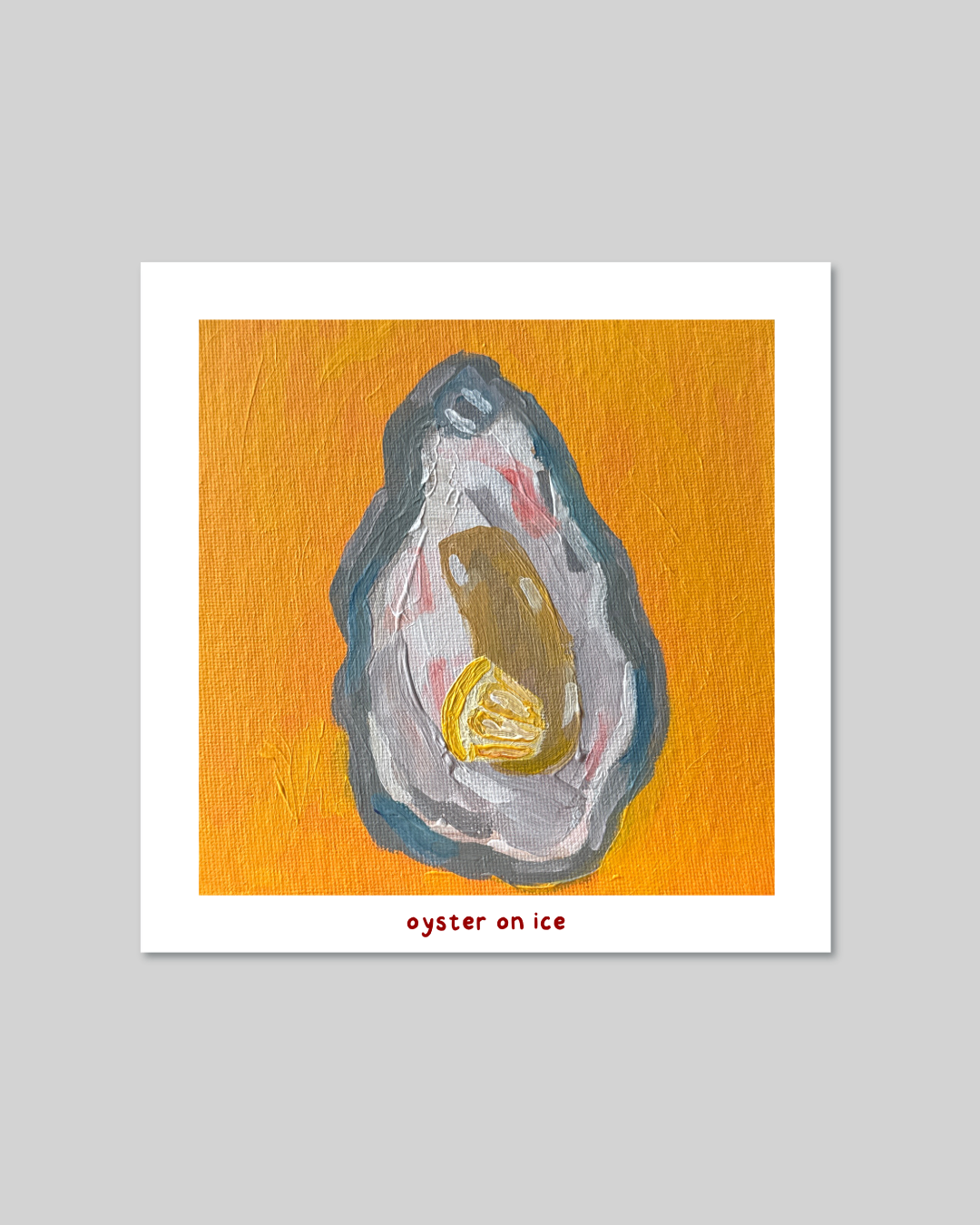 Oyster on Ice Print