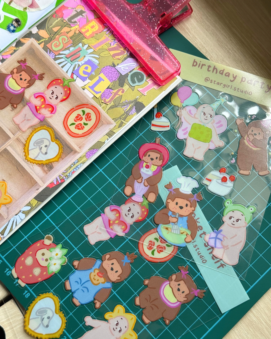 Birthday Party Sticker Sheet