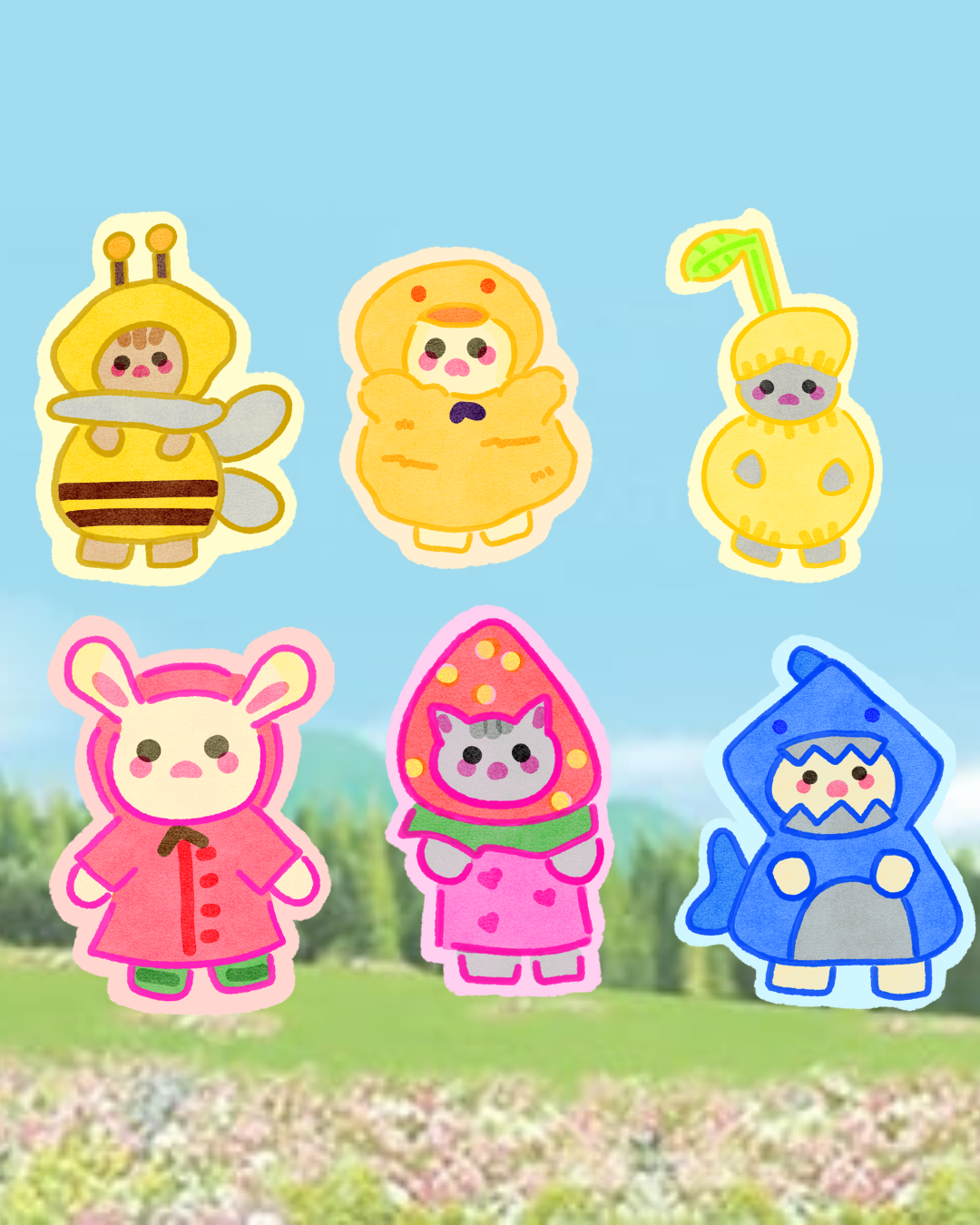 Sylvanian Families Stickers