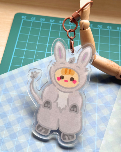 Donkey x Sylvanian Family Keychain