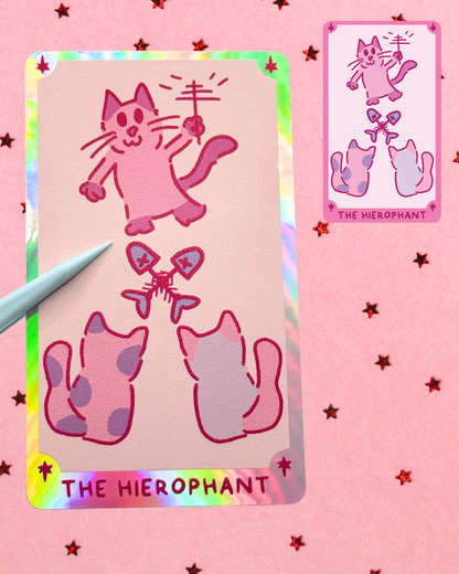 Tarot Cats Sticker