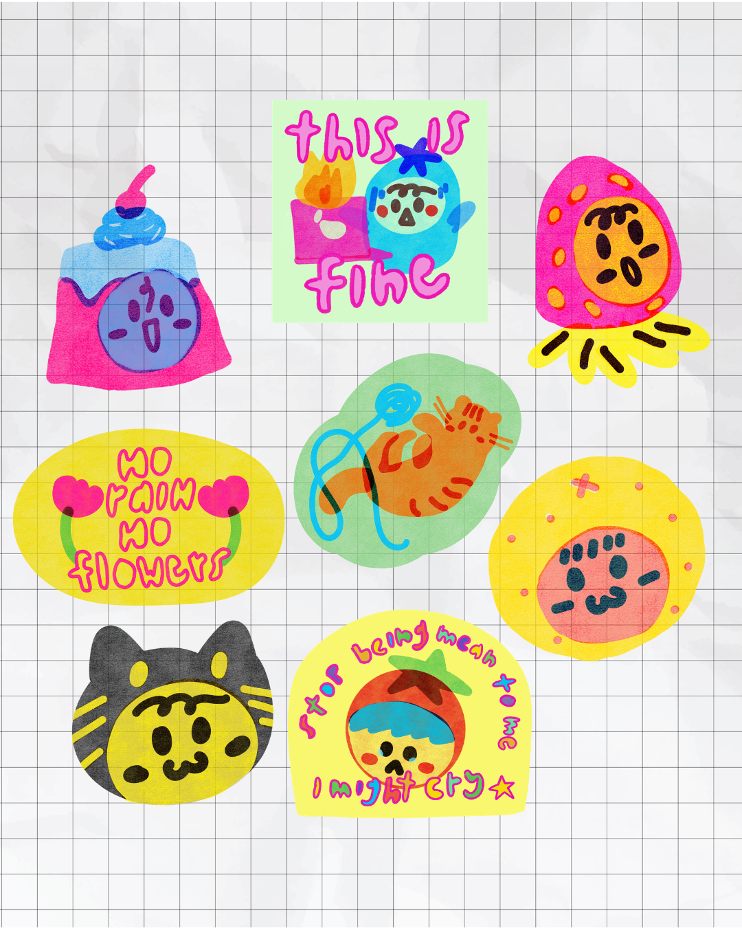 Riso Stickers