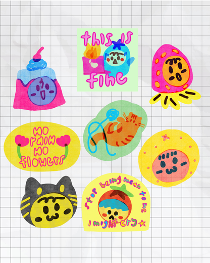Riso Stickers