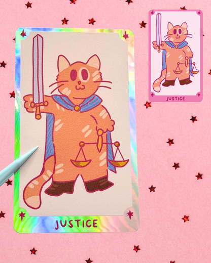 Tarot Cats Sticker