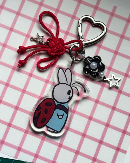 Lady Miffy Luck Keychain