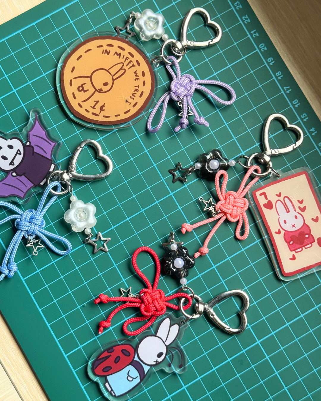 Lady Miffy Luck Keychain