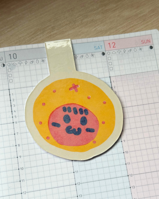 Orange Magnetic Bookmark