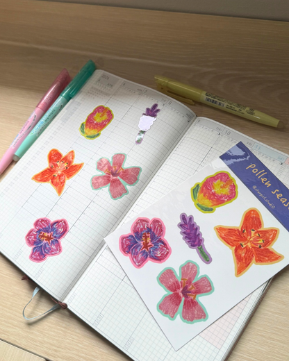 Pollen Season Sticker Sheet