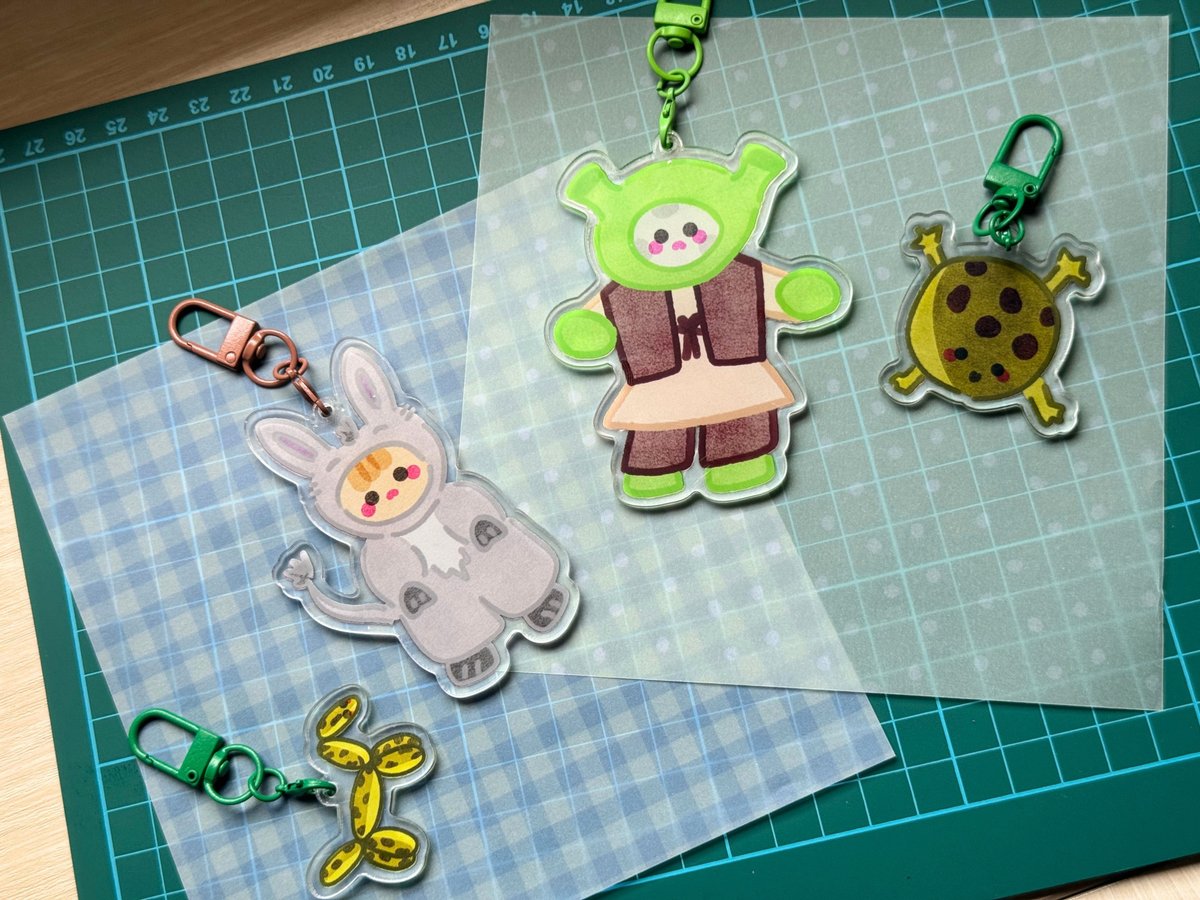 Frog Balloon Keychain