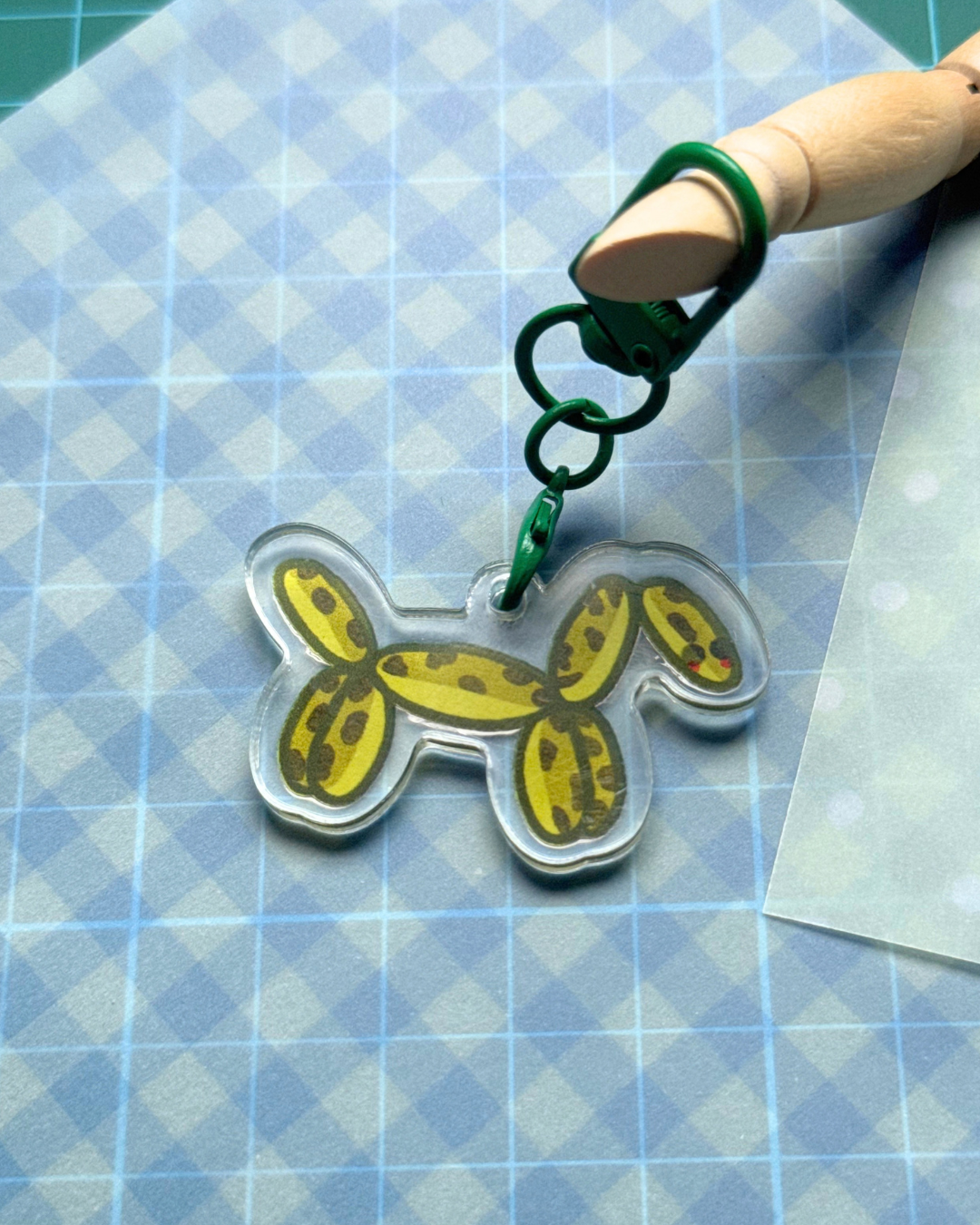 Snake Balloon Keychain