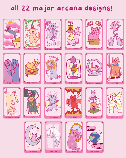 Tarot Cats Sticker