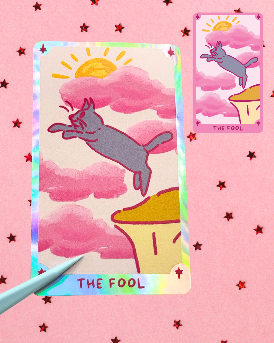 Tarot Cats Sticker