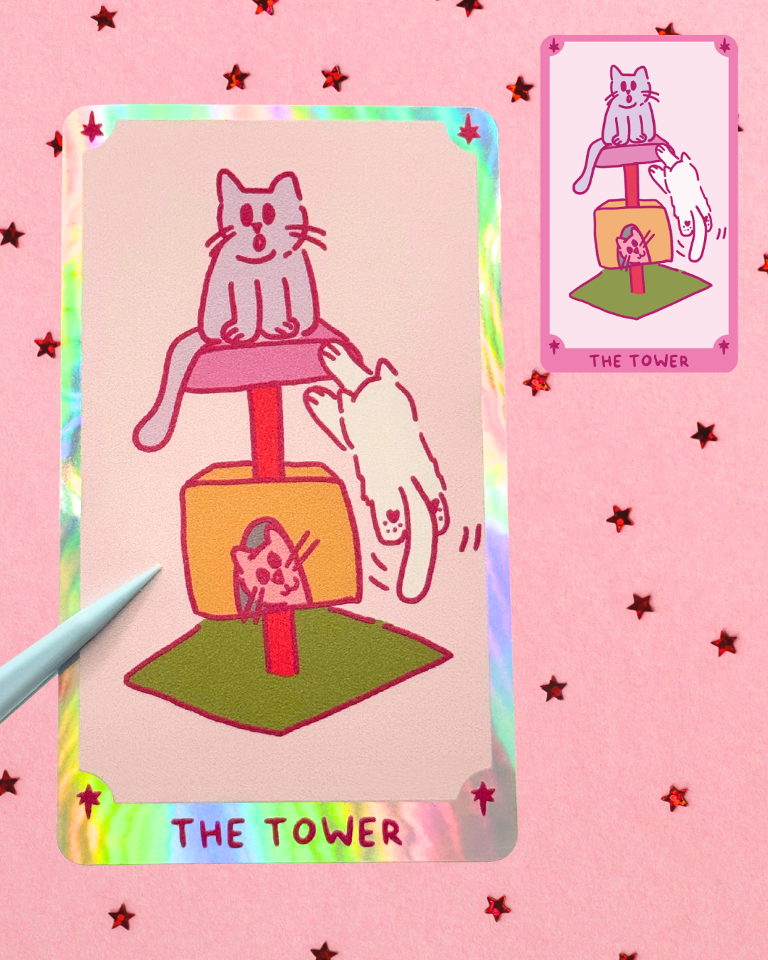 Tarot Cats Sticker