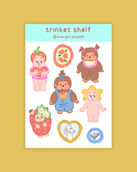 Trinket Shelf Sticker Sheet