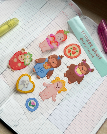 Trinket Shelf Sticker Sheet